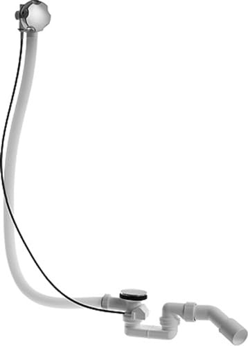 Duravit Ab- und #berlaufgarnitur D-CODE f#r zentralen Ablauf chrom
