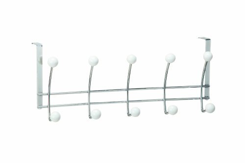 Zeller 13893 Türhängeleiste 5-er, 48 x 10 x 20, Chrom