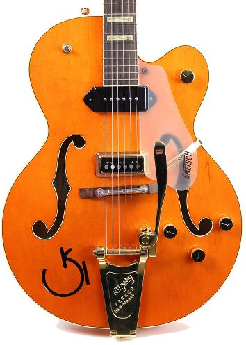 Gretsch G6120 Eddie Cochran Signature Hollow Body Western Maple Stain - Halbakustik Custom Gitarre
