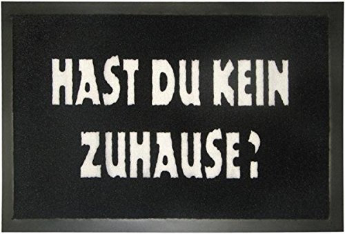 Rockbites Design 1012504410 Fußmatte, Polyamid, Schwarz, 40 x 60 cm, 1 Einheiten