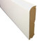 TRECOR® Sockelleiste Weiss Gerade Form/Höhe: 96 m x Tiefe: 18 mm x Länge: 2500 mm | Sie kaufen 1 Stück mit 250 cm Länge (96 mm)