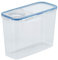 LocknLock HPL712F - Food Storage Container - Dishwasher and Microwave Safe - BPA Free - 100% Air and Water Tight - Clear/Blue - 2.4L