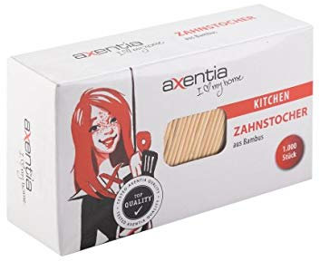 Zahnstocher Bambus Holz 1000 Stück Packung