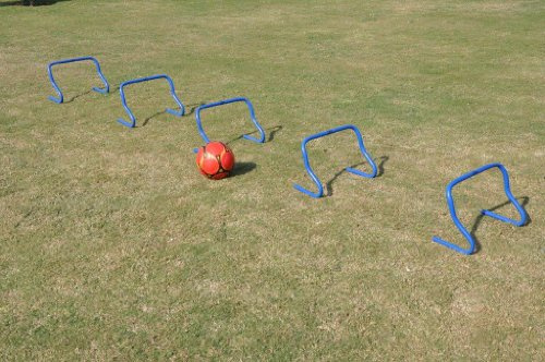 POWERSHOT Hürden Trainingshürden 5er Set Koordinationshürden 15, 23, oder 30cm Fußball (30cm)