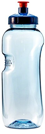 Trinkflasche 0,5 l Wasserflasche aus Tritan (Bisphenol A frei) + Push-Pull Deckel