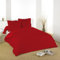 LOVELY CASA HC44820001 Alicia HC Bettbezug 260 x 240 cm 100% CO 100% Baumwolle, rot, 260 x 240 cm