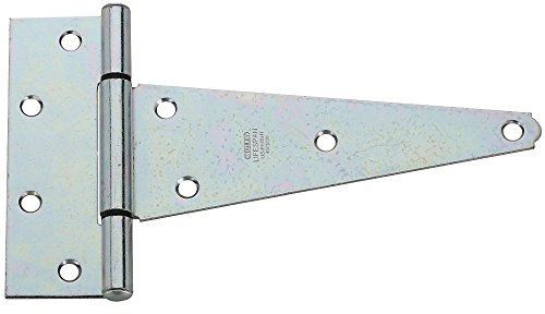 Stanley N129–221 8 in. Extra Schwere T-Scharnier ohne Schrauben & # 44; zink