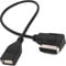 ELONN MDI/AMI USB-Adapterkabel – VW Medien in auf USB, MI auf USB, MMI auf USB, kompatibel mit Volkswagen Audi Mercedes Medien/Musikschnittstelle, Nicht kompatibel mit Handy und iPod