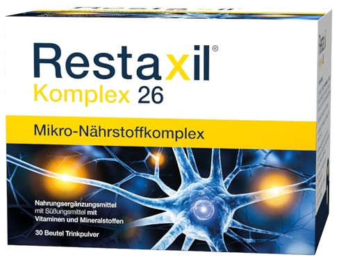 Restaxil® Komplex 26 - Spezieller Nährstoffkomplex mit wichtigen Vitaminen und Mikro-Nährstoffen - 30 Beutel - Qualitätsprodukt