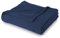 Sun Yin USA Inc. 100% Baumwolle Decke, Indigo, King