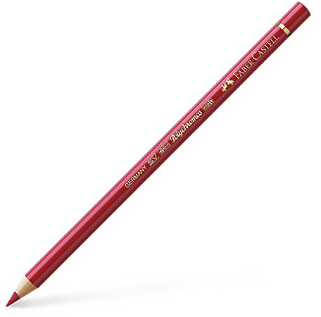 Faber-Castell 5 Buntstifte POLYCHROMOS Mine 3,8 mm Ölmalerei rot Ecarlate