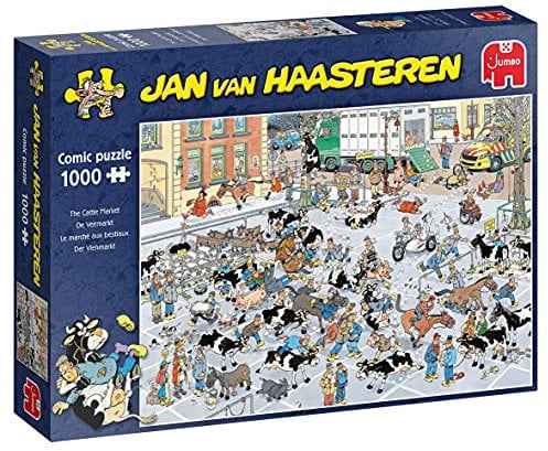 Jumbo Puzzles Spiele Jan van Haasteren Der Vieh-Markt - Puzzle 1000 Teile