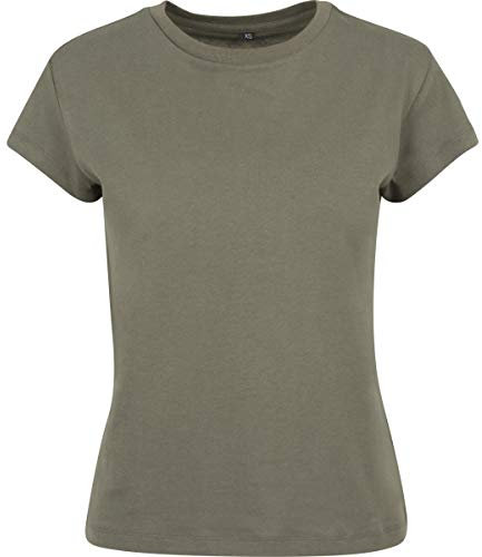 Build Your Brand Camisetas Mujer, Adulto, Verde, M