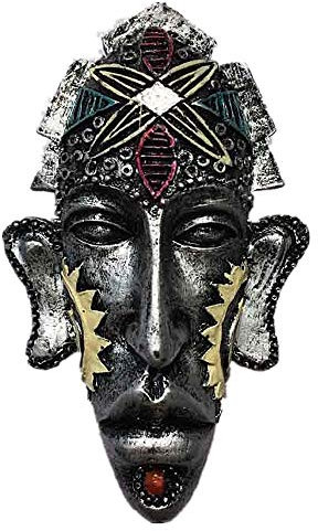 Indigenous Mask of Kenya Tanzania Africa Style 3D Fridge Magnet Home & kitchen Decoration Magnetic Sticker,Africa Refrigerator Magnet Travel Souvenir Gift Collection