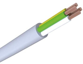 WITTKOWARE LiYY 4x0,34mm² Elektronik-Steuerleitung ohne Abschirmung, Kupfer, Mantelfarbe grau, Kabellänge 50m