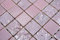 Handmuster Keramik Mosaik Baku pink rose Mosaikfliese Wand Fliesenspiegel Küche Bad MOS18-1111_m