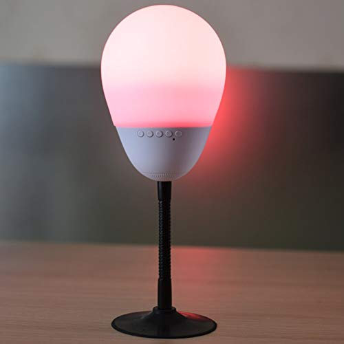Colorful Led Night Light with Bluetooth Speaker Fun Decompression USB Charging Tap Switch Strong Suction Table Lamp 10.2 * 31cm