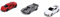 Jada JAN32482 Hollywood Rides-Nano Fast and Furious 3 Car Set Collectible Miniature, Multi, One Size