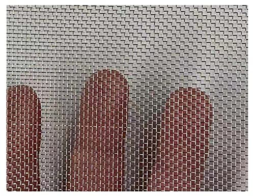 HYHMJ-Edelstahl Fliegengitter Little King Kong Moskitonetz Verschleißfest Nicht Verformt Insektenschutz Mit Zauberband An Mehrere Fenster Angepasst,Silber,1.5x9m