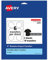 Avery Transferpapier dunkel für T-Shirts, 7,6 cm Durchmesser, vorgestanzt, zum Aufbügeln, Kreisdruck, 3 Blatt Wärmetransferpapier, insgesamt 18 Stück (02232)