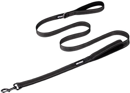OneTigris doppel-Hundeleine mit reflektierenden Streifen