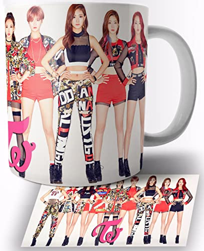 TusRelojes Twice K Pop Taza de Ceramica Blanca 325ml Mug