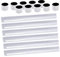 O-Kinee Reflektorband 16pcs，Schnapparmband Reflektor，Reflektorbänder Schnapparmbänder reflektorband Klatscharmband Sicherheitsband für Jogger und Radfahrer(Weiß 16pcs)