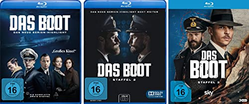 Das Boot - Staffel 1 + 2 + 3 im Set - Deutsche Originalware [9 Blu-rays]