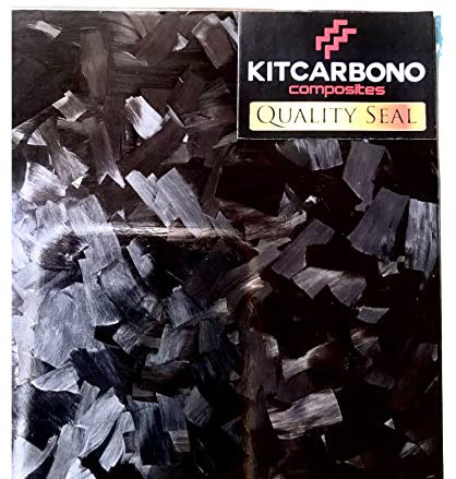 Plancha 100% Fibra de Carbono Forjado(Forged) gloss 500x400 (Espesor 2mm)