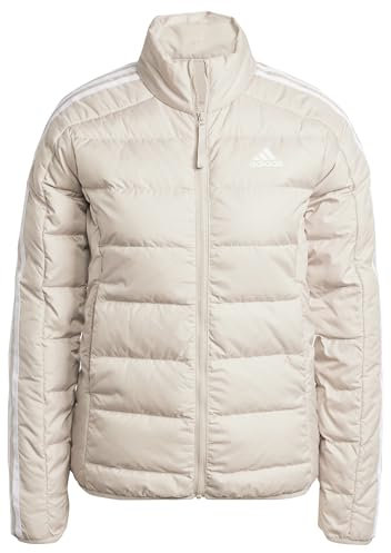 adidas Femme Essentials 3-Stripes Light Down Jacket, wonder beige, M