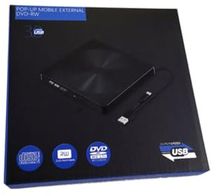 Veemoon Unidad Óptica Externa USB Tipo c Multifuncional para Portátil y Ordenador, Compatible, Diseño Ultraligero y Compacto Color Negro, Grabadora De DVD y CD Externa Portátil