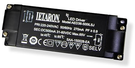 LED Transformator LED Trafo LED Treiber Netzteil ElektronischerTrafo LED Schalternetzteil Konstandstrom 500-1050mA 21-27W Nicht dimmbar