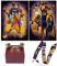 Edgell House Inspiriert von Kobe Bryant Collectibles Geschenkset – Zwei Meisterschaftsringe und Vitrine – ein 3D-Poster der Kobe Bryant Legends – ein Schlüsselband – All of it Black Mamba Themed