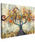 MuchoWow© Wandbilder 80x60 cm Wohnzimmer Wanddeko Schlafzimmer Zimmerdeko Wandgemälde Zimmer Deko auf Wand Dekoration Wall Art Kunst - Lebensbaum - Botanik - Abstrakt