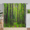 ANHOPE Wald Dschungel Baum Pfad Blickdichte Gardinen mit Ösen Thermo Vorhänge Weich Vorhang Blackout Curtain Wohnzimmer Schlafzimmer Verdunklungsvorhänge 2er Set H 200 x B 140 cm