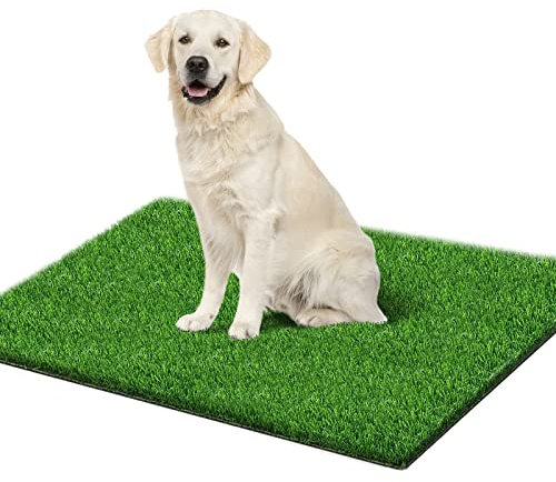 STARROAD-TIM 80 x 130 cm Kunstrasen Hundeklo Balkon Kunstrasen Outdoor Hundeklo für Zuhause Kunstrasen Balkon Balkon Rasen Welpentoilette für kleine Hunde kunstrasenteppich Balkon Dog Grass