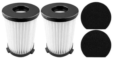 2 filtros y 2 esponjas compatibles con aspirador Cecotec Conga Thunderbrush 520 550 561