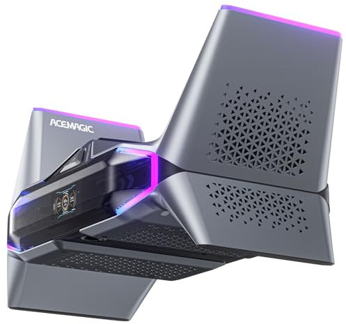 ACEMAGIC M2A Starship Mini PC Gaming, I7-12700H (14C/20T, fino a 4.7 GHz), RTX 3060M Graphics, 32GB DDR5 1TB NVME SSD Micro Desktop Computer supporta quattro schermi, WiFi6, Dual 2.5G LAN |8K|Type-C