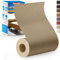 Sgooyir Kunstleder Selbstklebend Mittelbeige, 10x160cm Leder Reparatur Set, Kunstleder Reparaturset Flicken Selbstklebend Patch für Autositze, Möbel, Sofa, Couch, Jacken