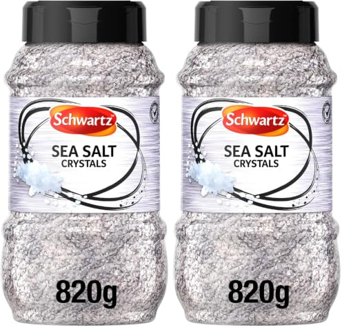 Schwartz for Chef Sea Salt Crystals (820 g). (Pack of 2)