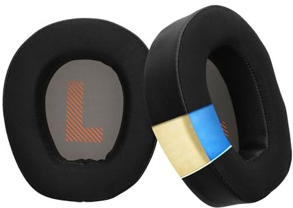 kwmobile 2X Ohr Polster kompatibel mit JBL Quantum One - Ohrpolster Kopfhörer - Kunstleder Polster für Over Ear Headphones - Cooling Effekt