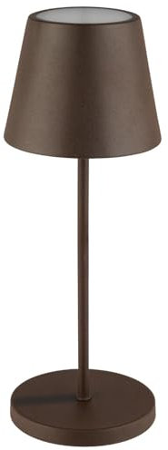 APS 17009 MERLE Kabellose USB-C Tischleuchte, Fartemperatur und Helligkeit einstellbar, spritzwasssergeschützt IP 54, inkl. Dockinstation und Fernbedienung