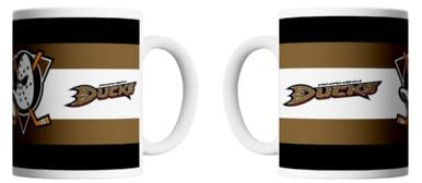 Great Branding Anaheim Ducks - offizielle NHL Tasse Stripes 330ml (Matt)