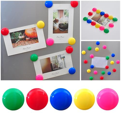 Cute Refrigerator Magnets Mini Fridge Magnet Color Refrigerator Magnets (Random Color) 10PCS (grün, 10PCS)