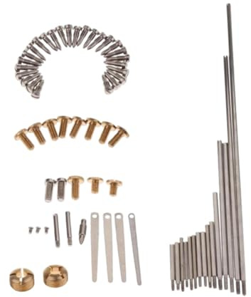 Amagogo ALTO SAX Repair Kit Alt Saxophon Reparaturteile Instrumententeile für Holzblassinstrument