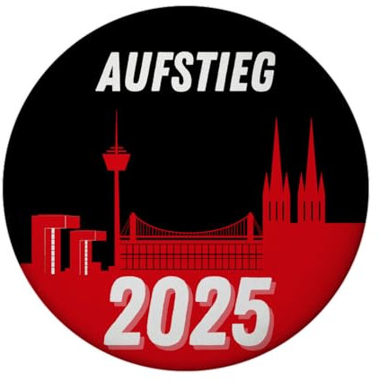 Köln Skyline Aufstieg 2025 Magnet mit Flaschenöffner für Köln-Fans Magnet mit Flaschenöffner mit tollem Spruch für Fußballer Kölner Dom Rheinland NRW