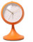 Wecker mit Kugeltrompeten-Design, leuchtende Funktionalität sorgt für einfaches Ablesen der Zeit in dunklen Räumen (orange)