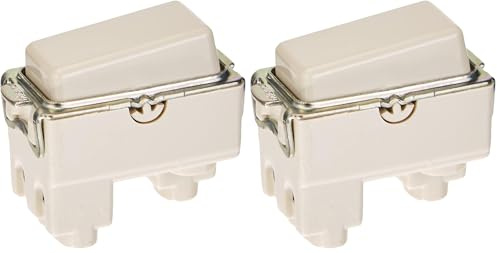 BTicino S5003F Serie Magic Deviatore 1 Modulo, 16A, Avorio (Confezione da 2)