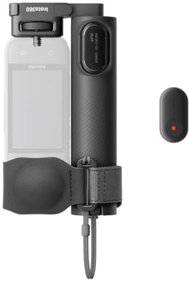Insta360 2 en 1 Selfie Stick Plus Throwpod Selfie Stick Invisible con trípode Integrado Extensible 1,1 m Black CINSFAVS-02