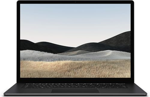 Microsoft Surface Laptop 4 13.5 PixelSense Touchscreen, Intel Core i7-1185G7, 16GB LPDDR4x RAM, 256GB NVMe SSD, Intel Iris Xe, WiFi 6, Windows 11 Pro, QWERTY English Keyboard, Matte Black (Renewed)